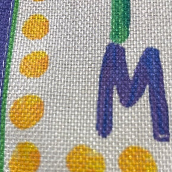 Mardi Gras Table Runner Crawfish Decor Cottage Dining Long Decorative Cloth 108" - Picture 6 of 8